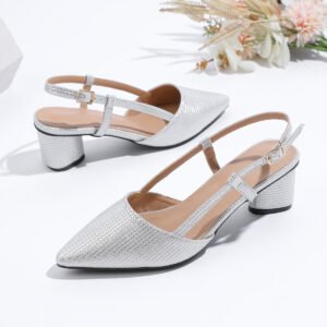 Women's block heel high heel sandals