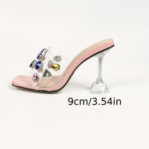 Women's block heel high heel sandals