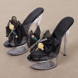 Women's stiletto heel high heel sandals