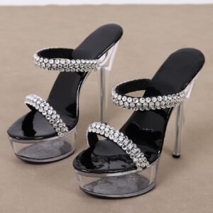 Women's stiletto heel high heel sandals