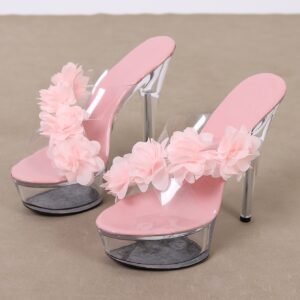 Women's stiletto heel high heel sandals