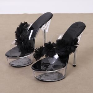 Women's stiletto heel high heel sandals