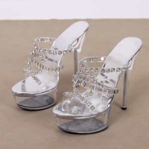 Women's stiletto heel high heel sandals