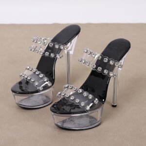 Women's stiletto heel high heel sandals
