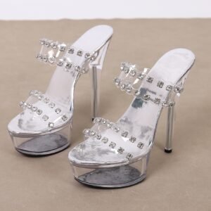 Women's stiletto heel high heel sandals