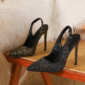 Women’s Pointed Toe Buckle Strap Heels