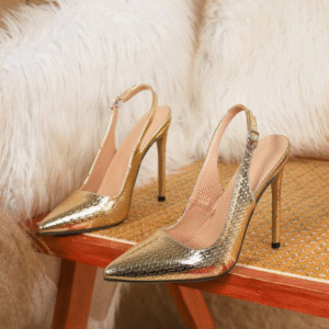 Women’s Pointed Toe Buckle Strap Heels