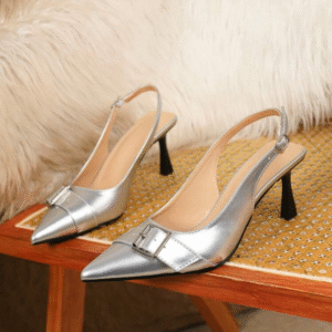 Women’s Pointed Toe Buckle Strap Heels