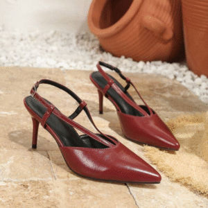 Women’s Pointed Toe Buckle Strap Heels