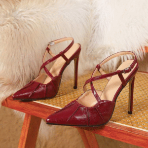 Women’s Pointed Toe Buckle Strap Heels