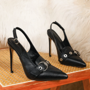 Women’s Pointed Toe Buckle Strap Heels