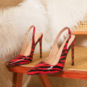 Women’s Pointed Toe Buckle Strap Heels