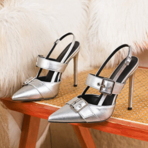 Women’s Pointed Toe Buckle Strap Heels