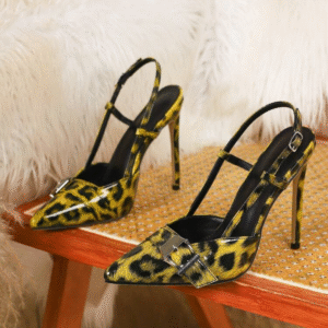Women’s Pointed Toe Buckle Strap Heels