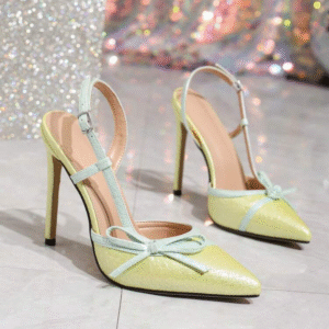 Women’s Pointed Toe Buckle Strap Heels