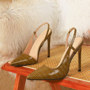 Women’s Pointed Toe Buckle Strap Heels