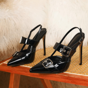 Women’s Pointed Toe Buckle Strap Heels