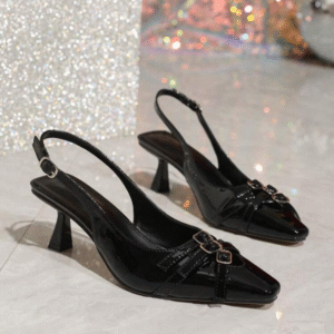 Women’s Pointed Toe Buckle Strap Heels