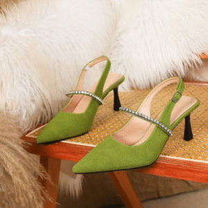 Women’s Pointed Toe Buckle Strap Heels