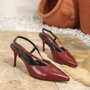 Women’s Pointed Toe Buckle Strap Heels