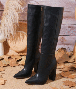 Women’s block heel Knee-High Boots