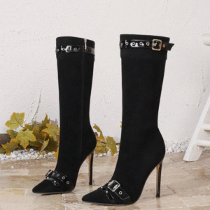 Women’s Mid-Calf Stiletto Heel Boots