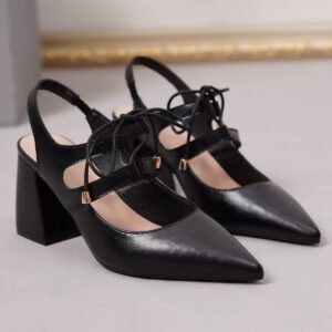 Women's block heel high heel sandals