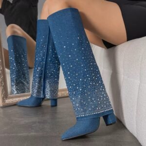 Women’s block heel Knee-High Boots