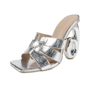 Women’s Uniquely Shaped Heel Pumps