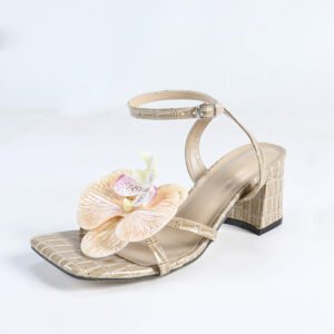 Women's block heel high heel sandals