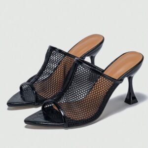 Women's stiletto heel high heel slippers