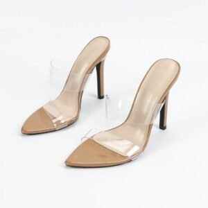 Women's stiletto heel high heel slippers