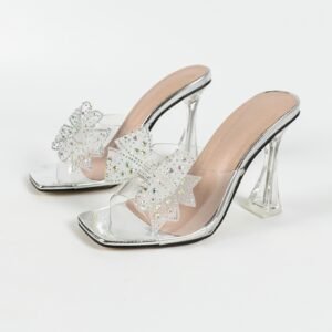 Women's block heel high heel sandals