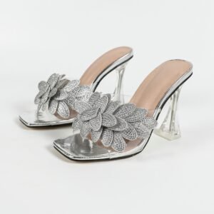 Women's block heel high heel sandals