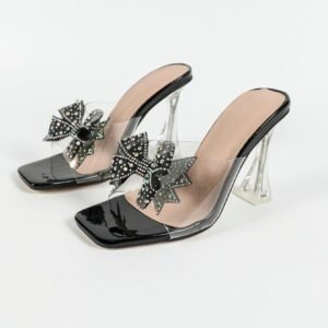 Women's block heel high heel sandals