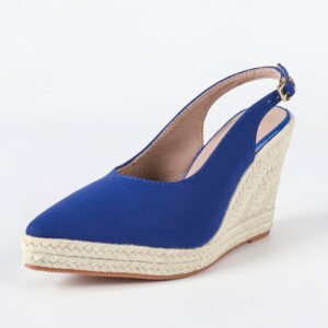 Women's espadrille buckle strap wedge heel sandals