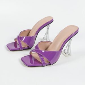 Women's block heel high heel sandals