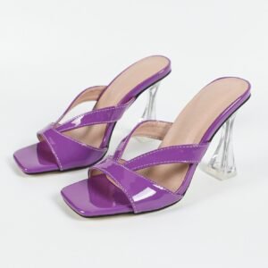 Women's block heel high heel sandals