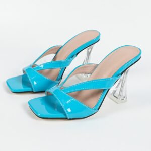 Women's block heel high heel sandals