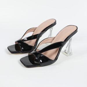 Women's block heel high heel sandals