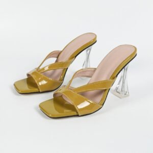 Women's block heel high heel sandals