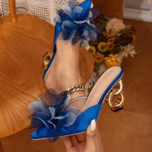 Women’s Uniquely Shaped Heel Pumps